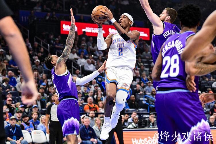 亚历山大46+6+6命中压哨绝平球 雷霆加时险胜爵士