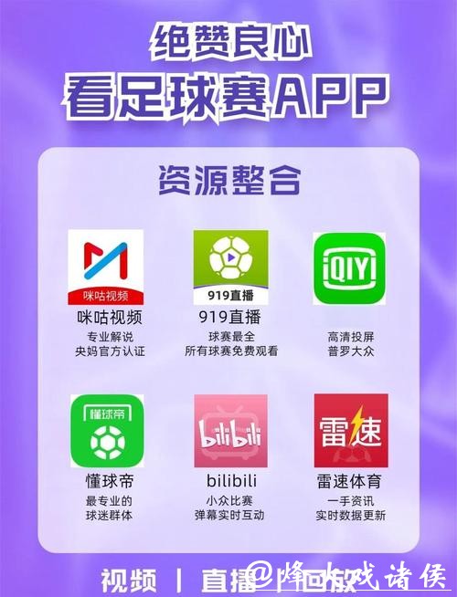最全世界杯足球直播APP推荐